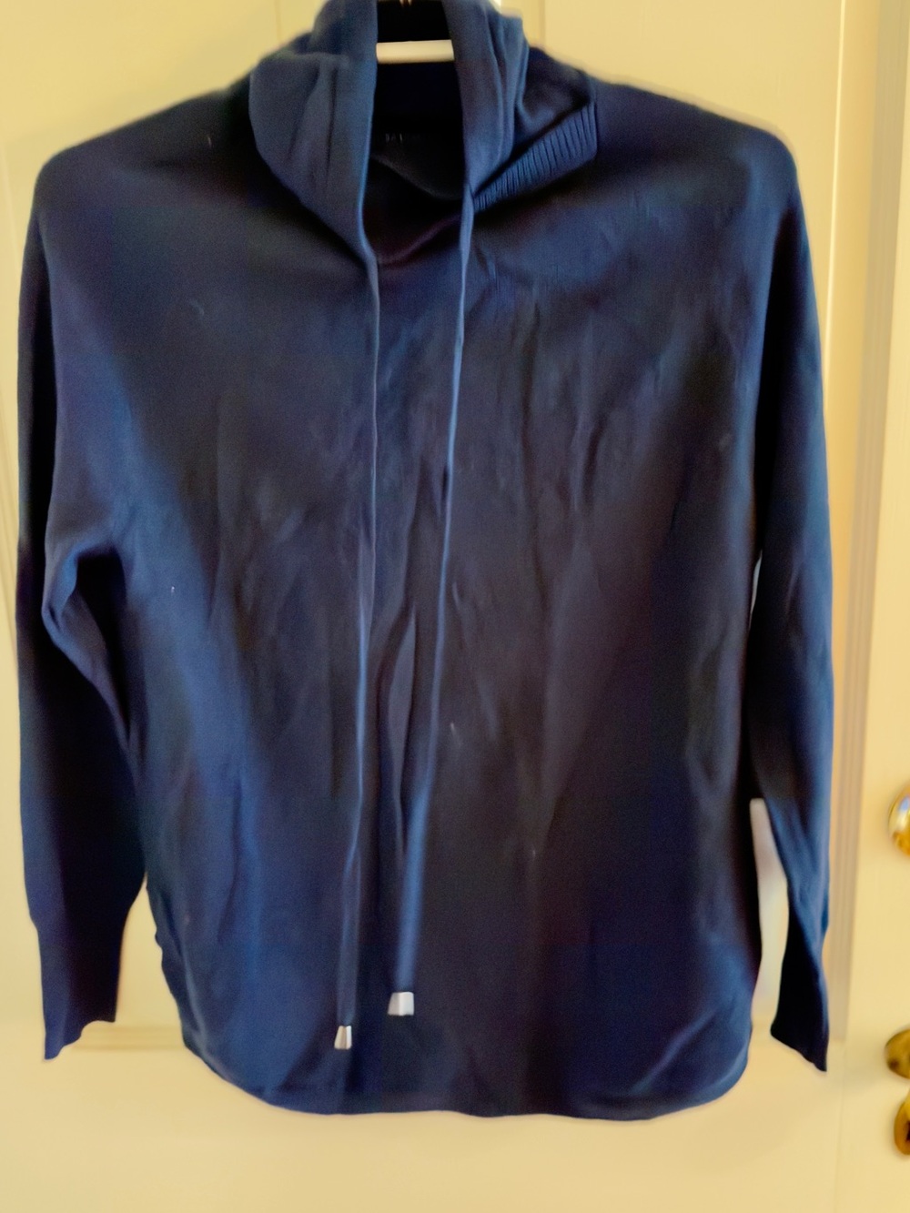 Drawstring Cowl-Neck Sweater - Picture 4 of 4